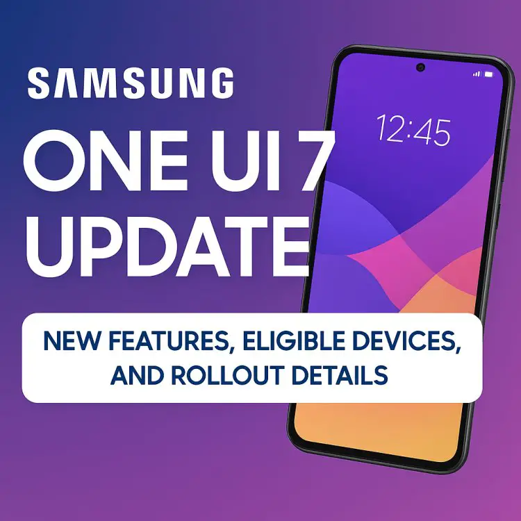 Samsung One UI 7 Update: New Features, Eligible Devices, and Rollout Details