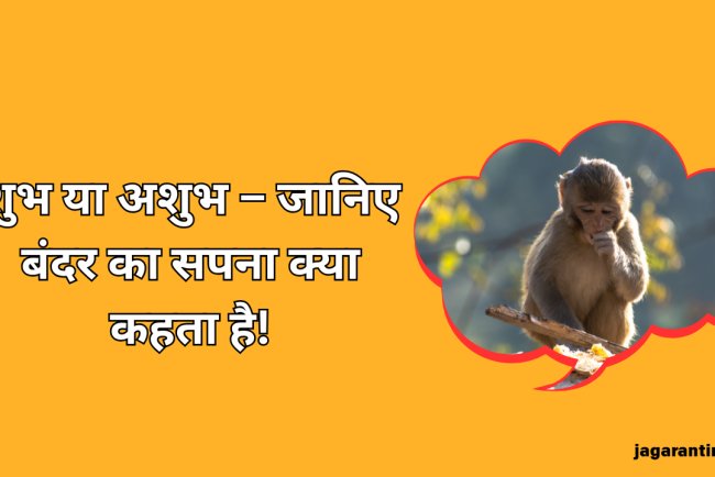 सपने में बंदर देखना क्या संकेत देता है? जानिए शुभ-अशुभ अर्थ