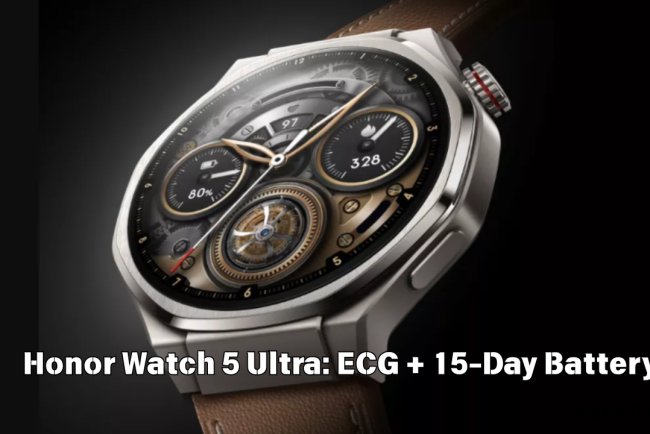 Honor Watch 5 Ultra May Launch Soon with ECG and 15-Day Battery Life