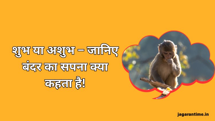 सपने में बंदर देखना क्या संकेत देता है? जानिए शुभ-अशुभ अर्थ